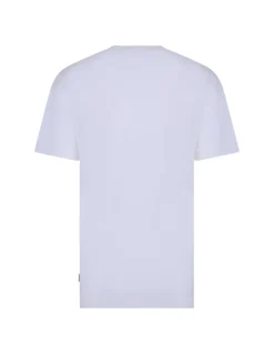 White cotton jersey T-shirt