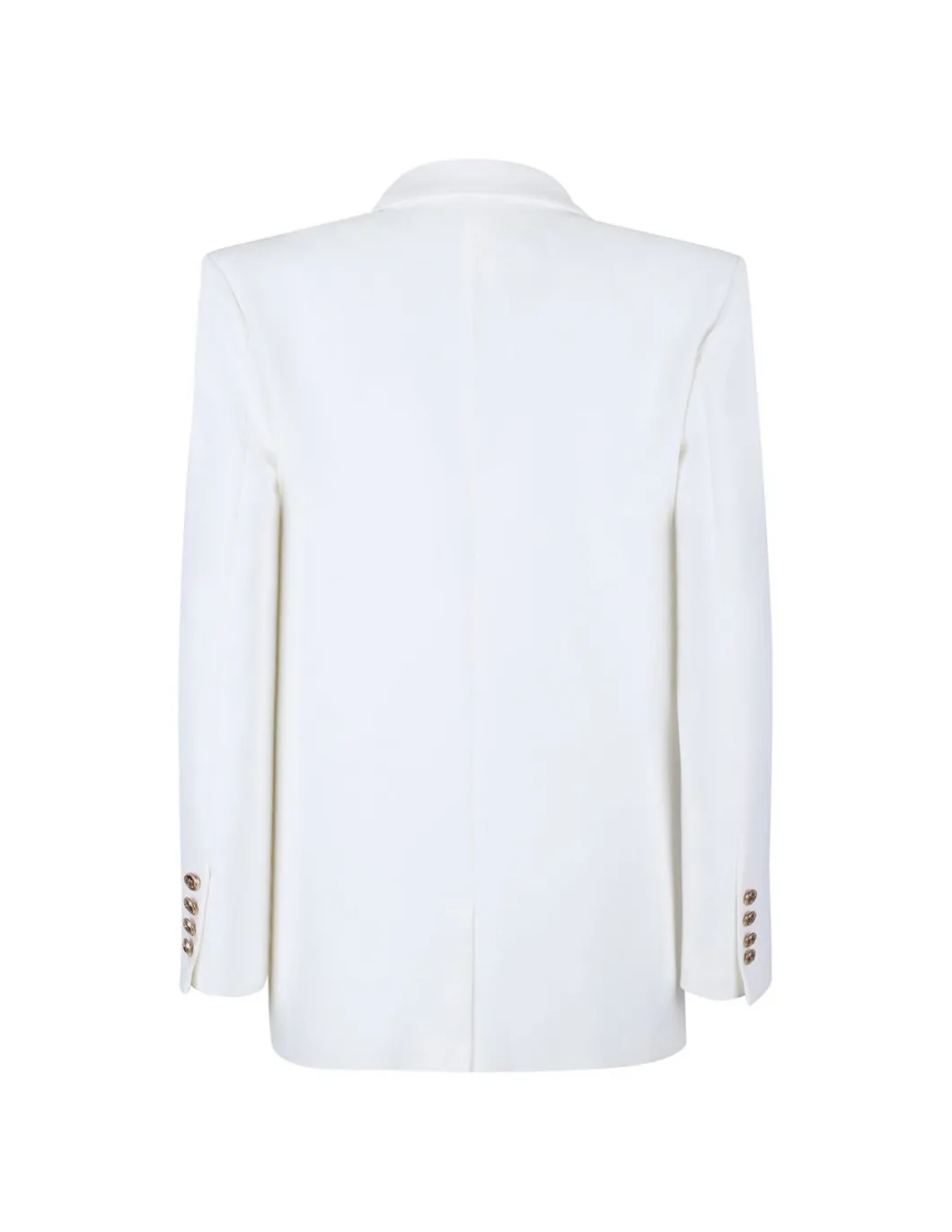 White crepe blazer