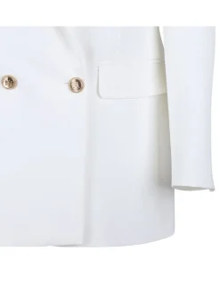 White crepe blazer