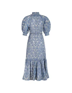 Wylie Lantern midi dress