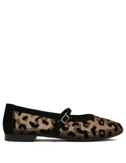 Zante leopard ballerinas